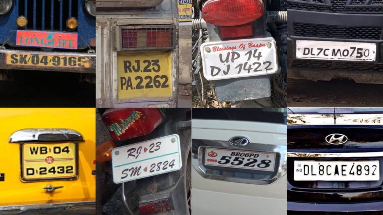 Automatic number plate recognition India