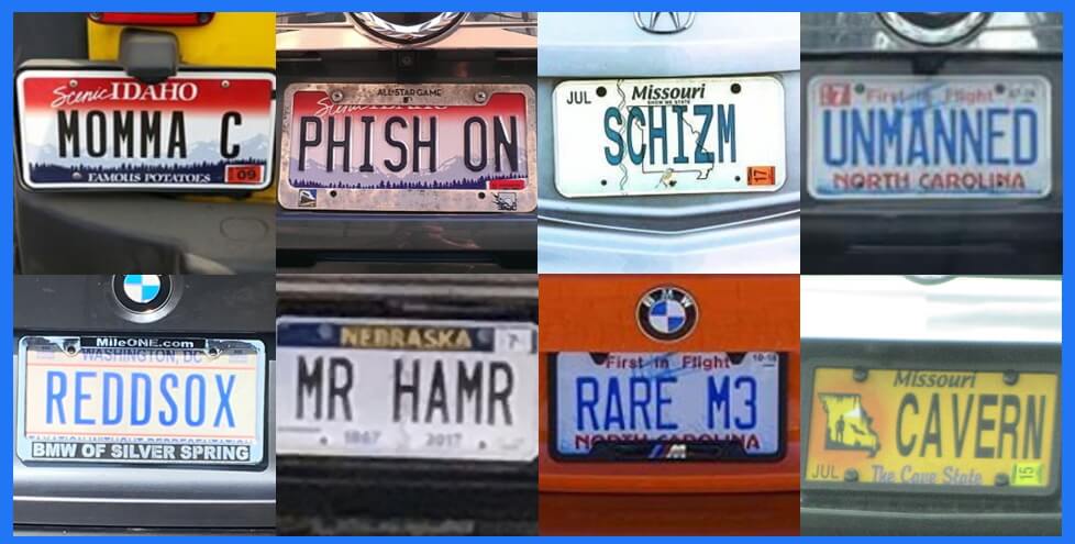 ALPR vanity license plates in USA
