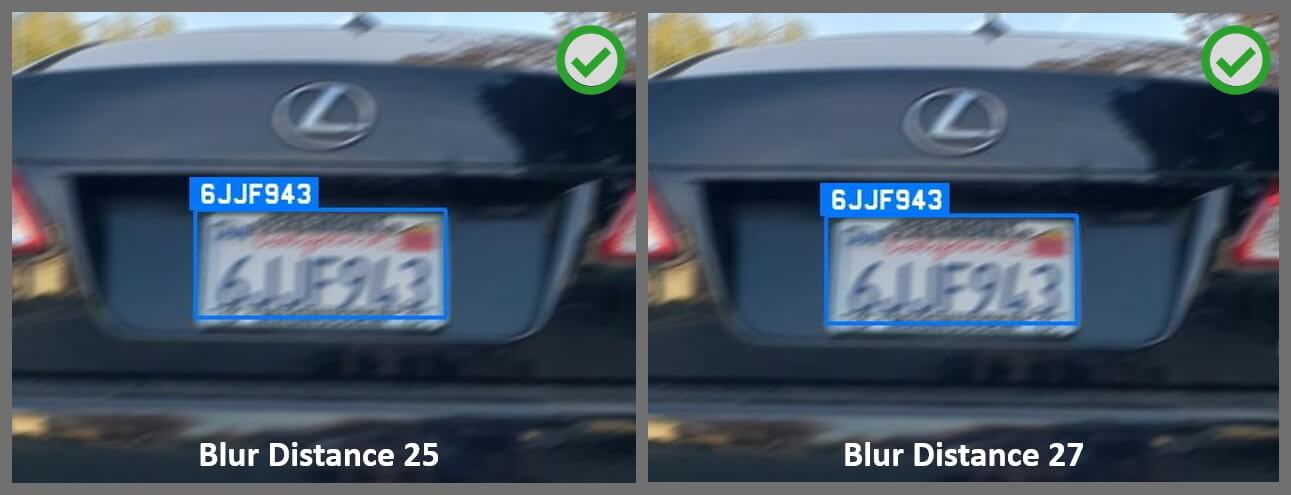 Open ALPR alternative for blurry license plates
