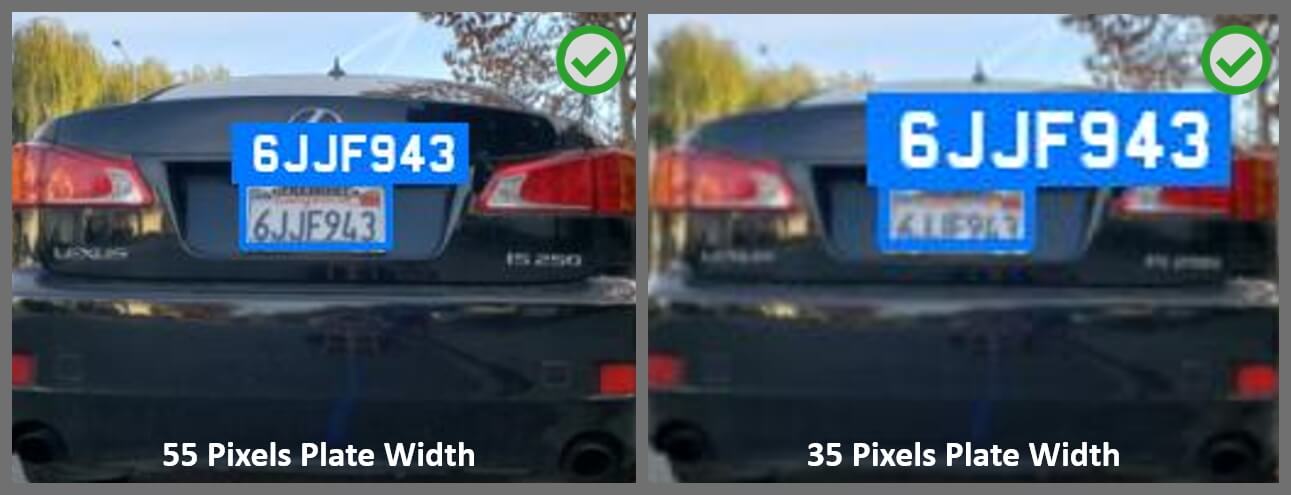 Open ALPR alternative for low resolution license plates