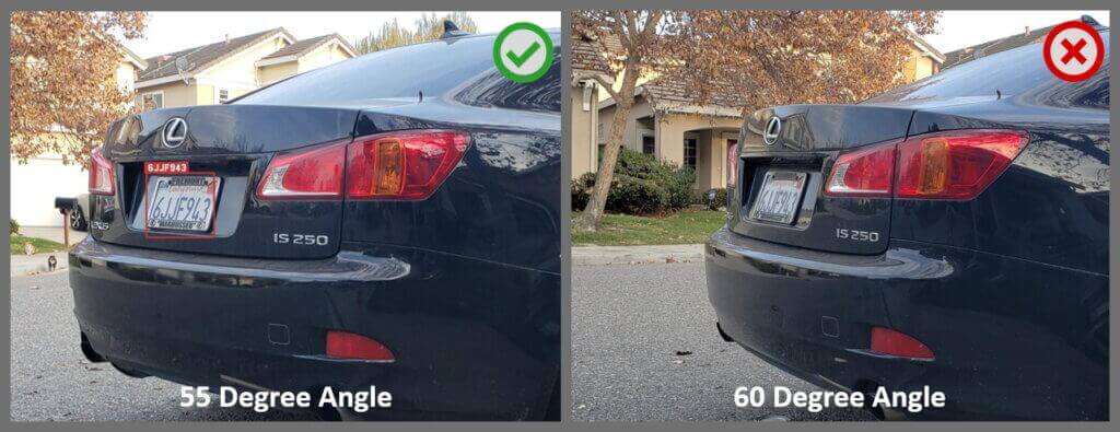 OpenALPR alternative for license plates at an angle