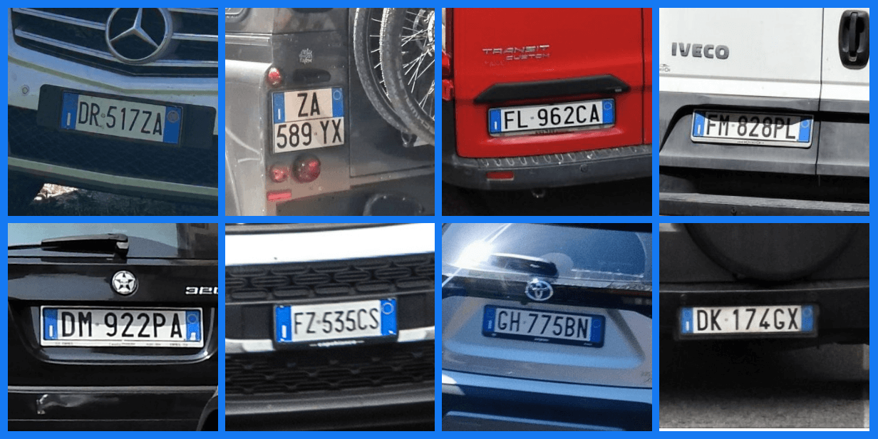 Italy License Plates | Plate Recognizer