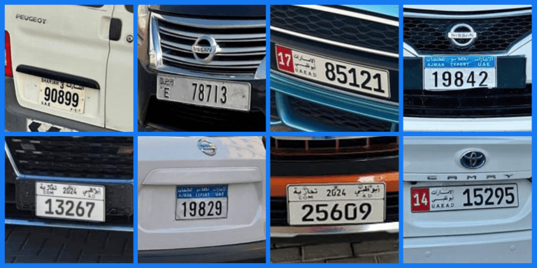 UAE License Plates Explained_ Categories, Numbers, Colors, and Recognition Technology